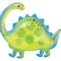 GINGER RAY Balon Dino Foliowy 81X68Cm Zielony Hot
