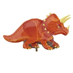 GINGER RAY Balon Dino Foliowy 100X60Cm Brazowy Hot