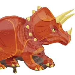 GINGER RAY Balon Dino Foliowy 100X60Cm Brazowy Hot