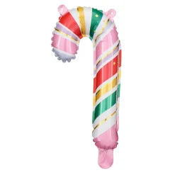 PARTYDECO Balony Sweet Foliowe Lizak 5 Szt. 14,5X31 Cm Rozowy Hot