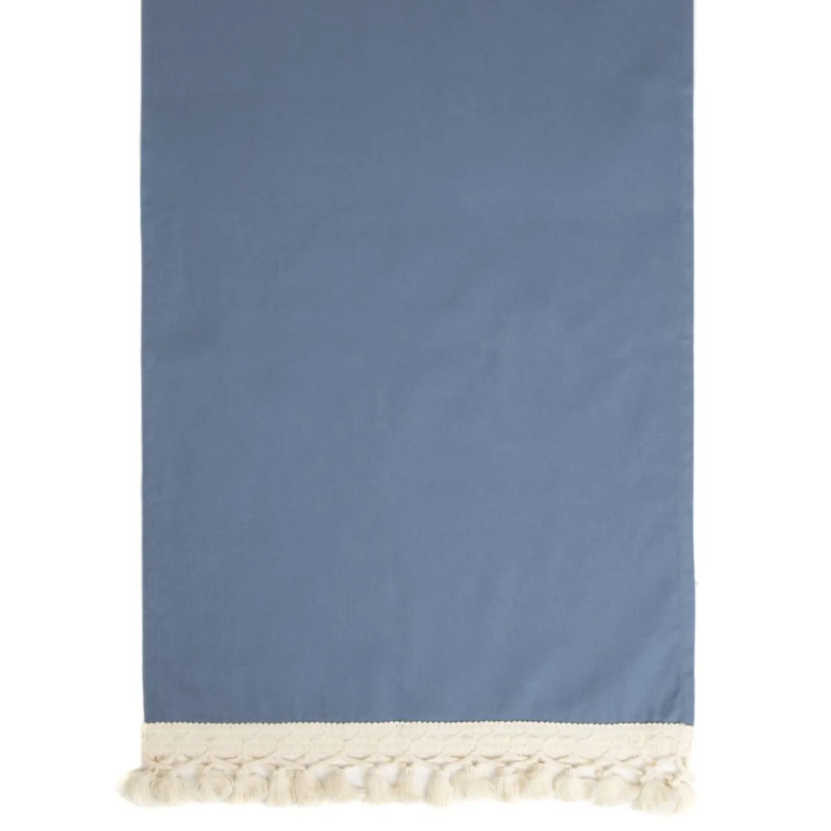 HOMLA Bieznik Summer Z Fredzelkami Niebieski 40X160 Cm Discount