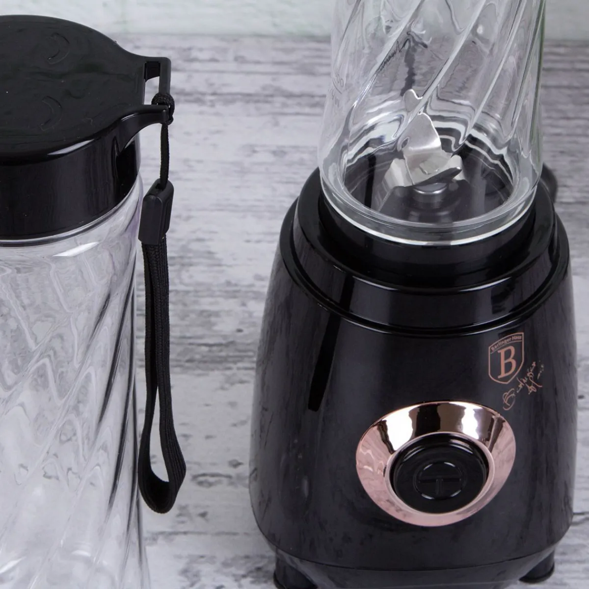 BERLINGER HAUS Blender Black Rose/Monaco Do Smoothie 250 W 400 Ml Czarny Outlet