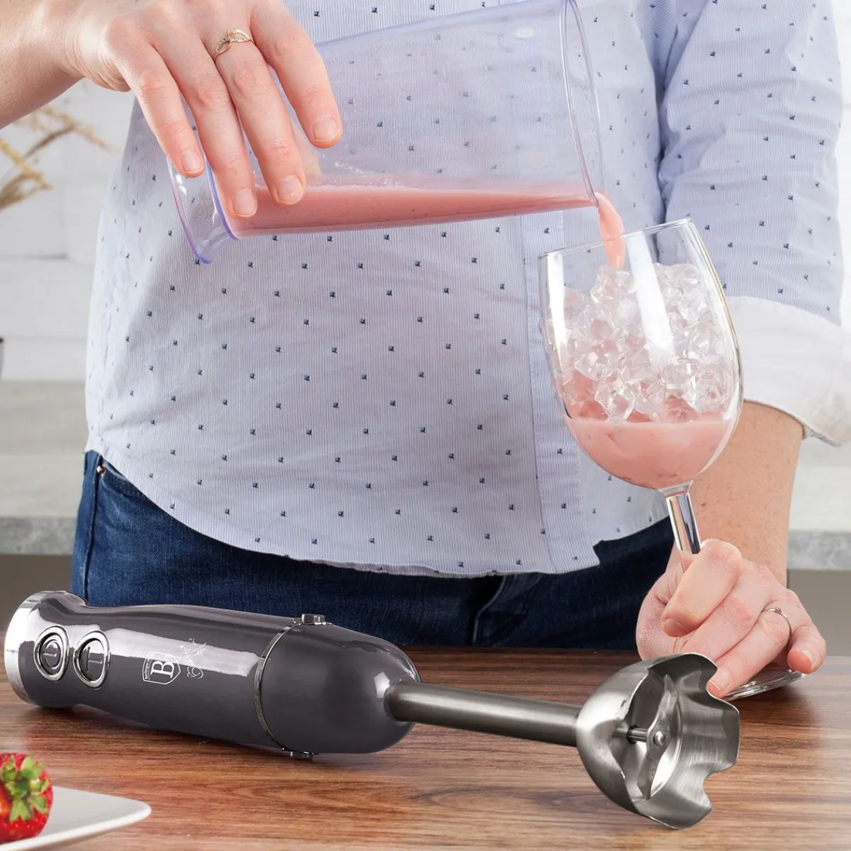 BERLINGER HAUS Blender Carbon Pro Reczny 500 W Szary Clearance