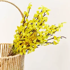 HOMLA Bukiet Kwiatow Rumena Forsycja 70 Cm Clearance