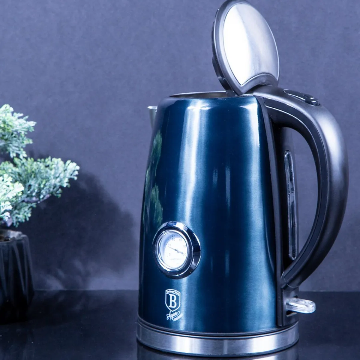 BERLINGER HAUS Czajnik Elektryczny Aquamarine Z Termometrem 1,7 L Niebieski Clearance