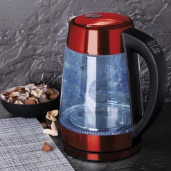 BERLINGER HAUS Czajnik Elektryczny Burgundy Z Regulacja Temperatury 1,7 L Czerwony Clearance