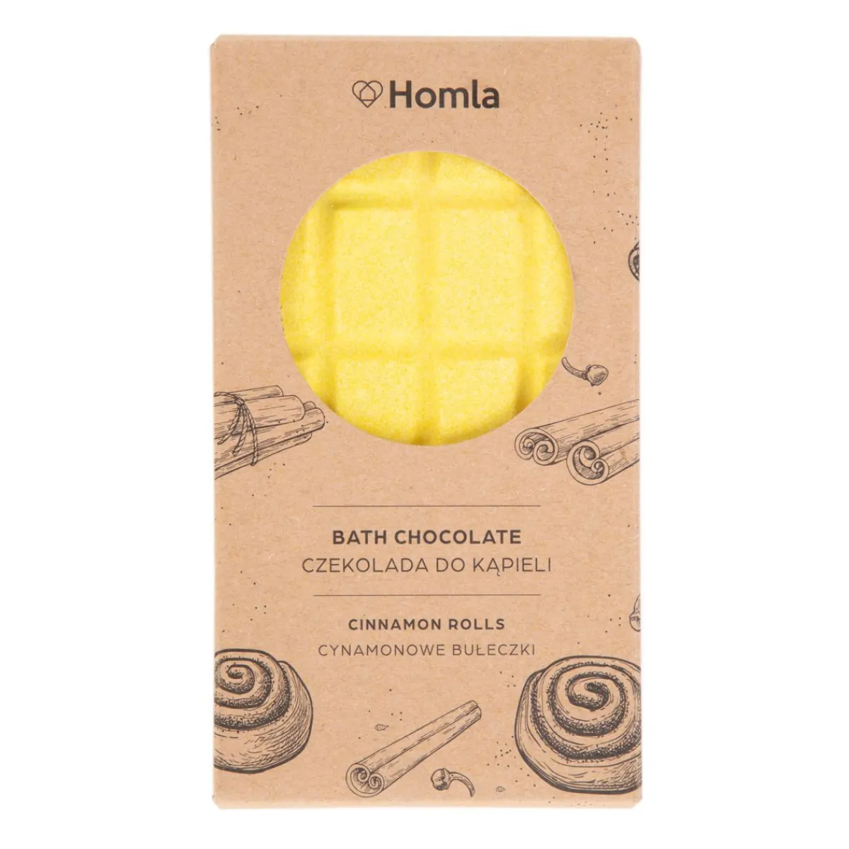 HOMLA Czekolada Musujaca Bath Chocolate Cinnamon Rolls Cynamonowe Buleczki Hot
