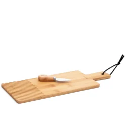 HOMLA Deska Bambou Z Nozykiem Do Sera 38X15Cm Naturalny Outlet