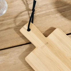 HOMLA Deska Bambou Z Nozykiem Do Sera 38X15Cm Naturalny Outlet