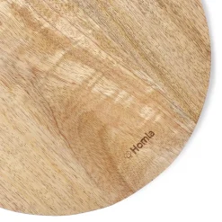 HOMLA Deska Lobbes Mango Okragla 32X25 Cm Naturalny Outlet