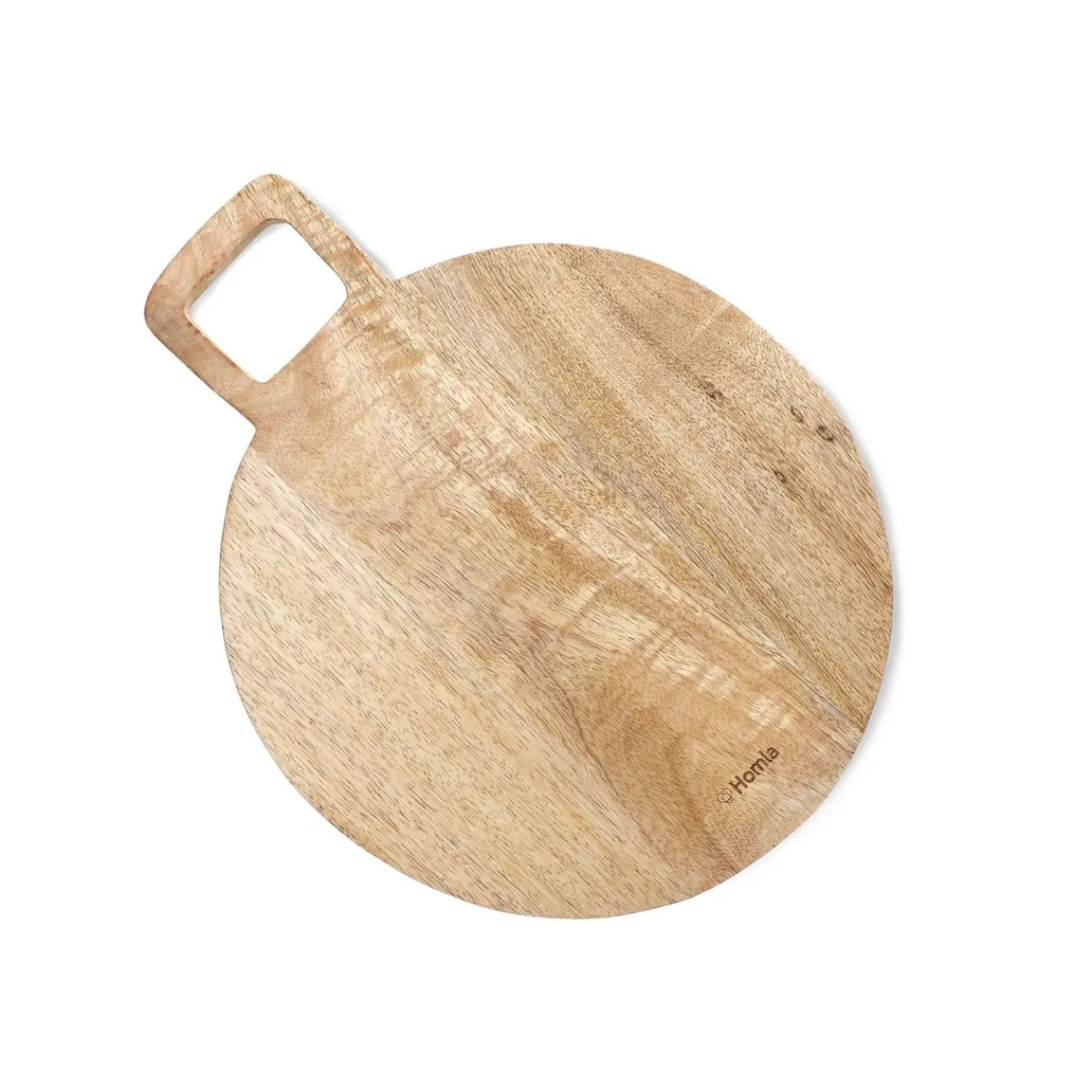 HOMLA Deska Lobbes Mango Okragla 32X25 Cm Naturalny Outlet