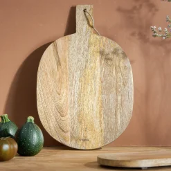 HOMLA Deska Soser Mango Drewniana Z Uchwytem 42X27 Cm Naturalny New