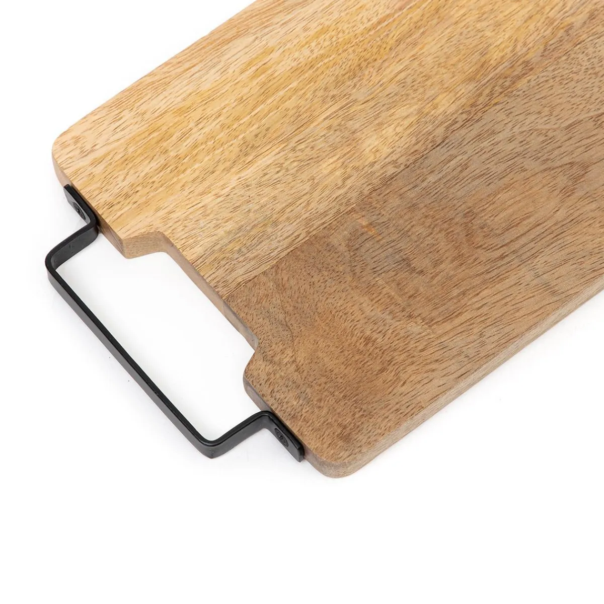 HOMLA Deska Soser Mango Drewniana Z Metalowym Uchwytem 41X18 Cm Naturalny Sale
