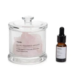 HOMLA Dyfuzor Zapachowy Serenity Rose & Linen Cotton 210 G + 10 Ml Rozowy New