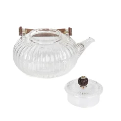 HOMLA Dzbanek Corrie Ryflowany Z Drewniana Raczka 0,55 L Sale