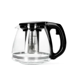 HOMLA Dzbanek Melzo Z Zaparzaczem Do Kawy I Herbaty Czarny 1,4 L Przezroczysty New