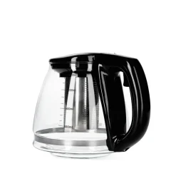 HOMLA Dzbanek Melzo Z Zaparzaczem Do Kawy I Herbaty Czarny 1,4 L Przezroczysty New