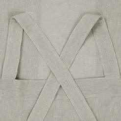 HOMLA Fartuch Dzieciecy Monez Crossback Domieszka Lnu Szary 40X60Cm Outlet