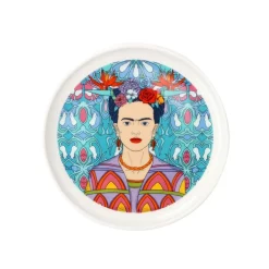 HOMLA Filizanka Frida Kahlo Do Espresso Ze Spodkiem Turkusowa 0,08 L Best