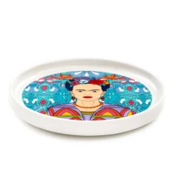 HOMLA Filizanka Frida Kahlo Do Espresso Ze Spodkiem Turkusowa 0,08 L Best
