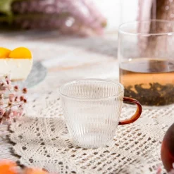 HOMLA Filizanka Mabelle Z Bursztynowym Elementem 0,12 L
