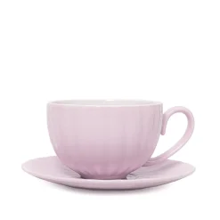 HOMLA Filizanka Mina Ze Spodkiem Fioletowa 0,28 L Fioletowy Online