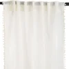 HOMLA Firanka Adi Z Pomponikami Kremowa 140X250 Cm New