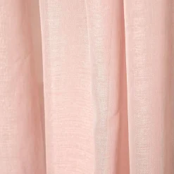 HOMLA Firanka Adi Z Pomponikami Rozowa 140X250 Cm Clearance