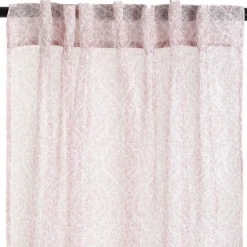 HOMLA Firanka Malica W Drobny Bordowy Wzor 140X250 Cm Clearance