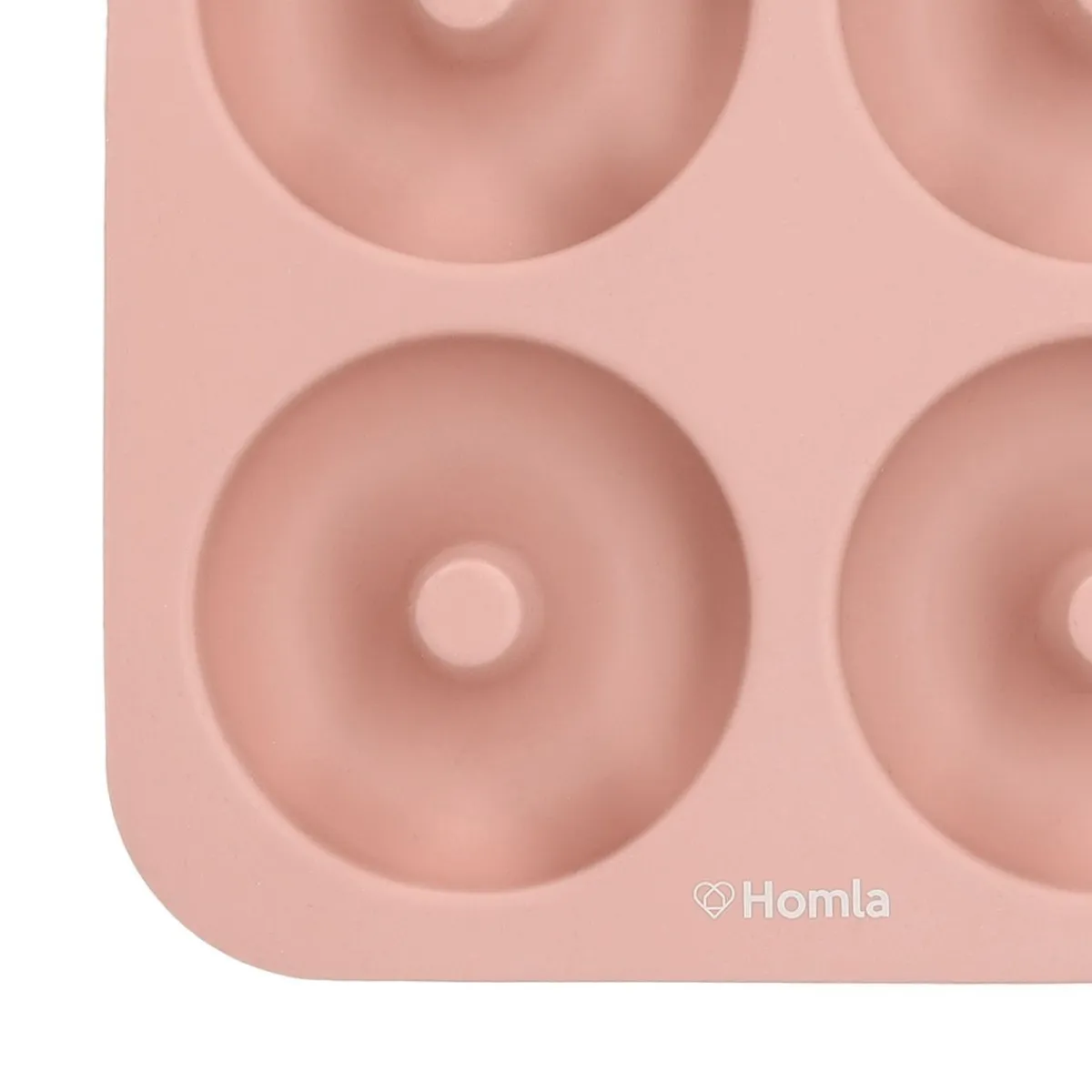 HOMLA Forma Easy Bake Silikonowa Na Donuty 26X18 Cm Rozowy Sale