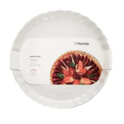 HOMLA Forma Tineo Do Tarty Biala 27 Cm Bialy