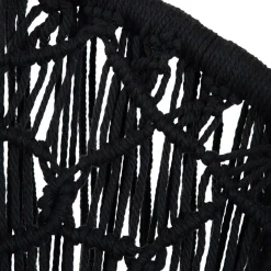 HOMLA Fotel Acapulco Bliss Makrama Czarna 93X73X85 Cm Sale