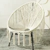 HOMLA Fotel Acapulco Bliss Makrama Ecru 93X73X85 Cm Outlet