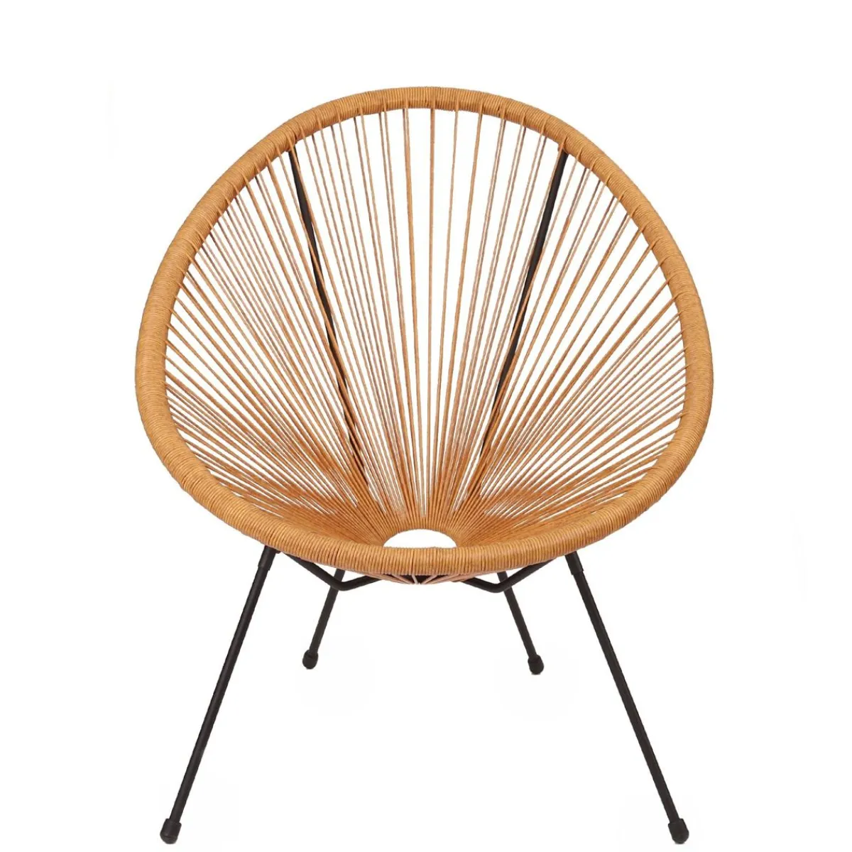 HOMLA Fotel Acapulco 93X73X85 Cm Naturalny Clearance