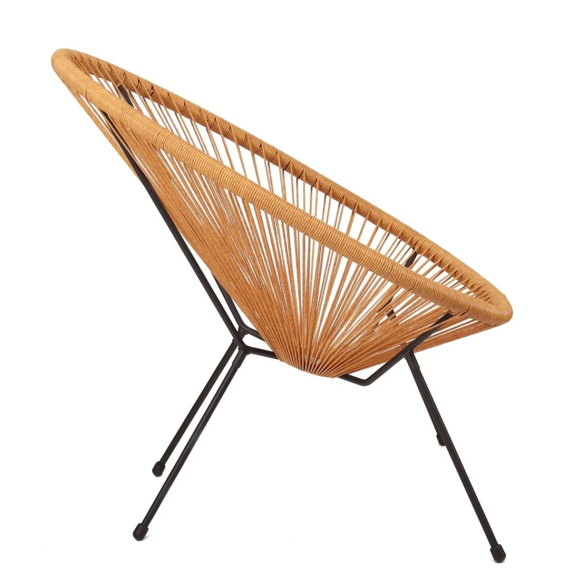 HOMLA Fotel Acapulco 93X73X85 Cm Naturalny Clearance