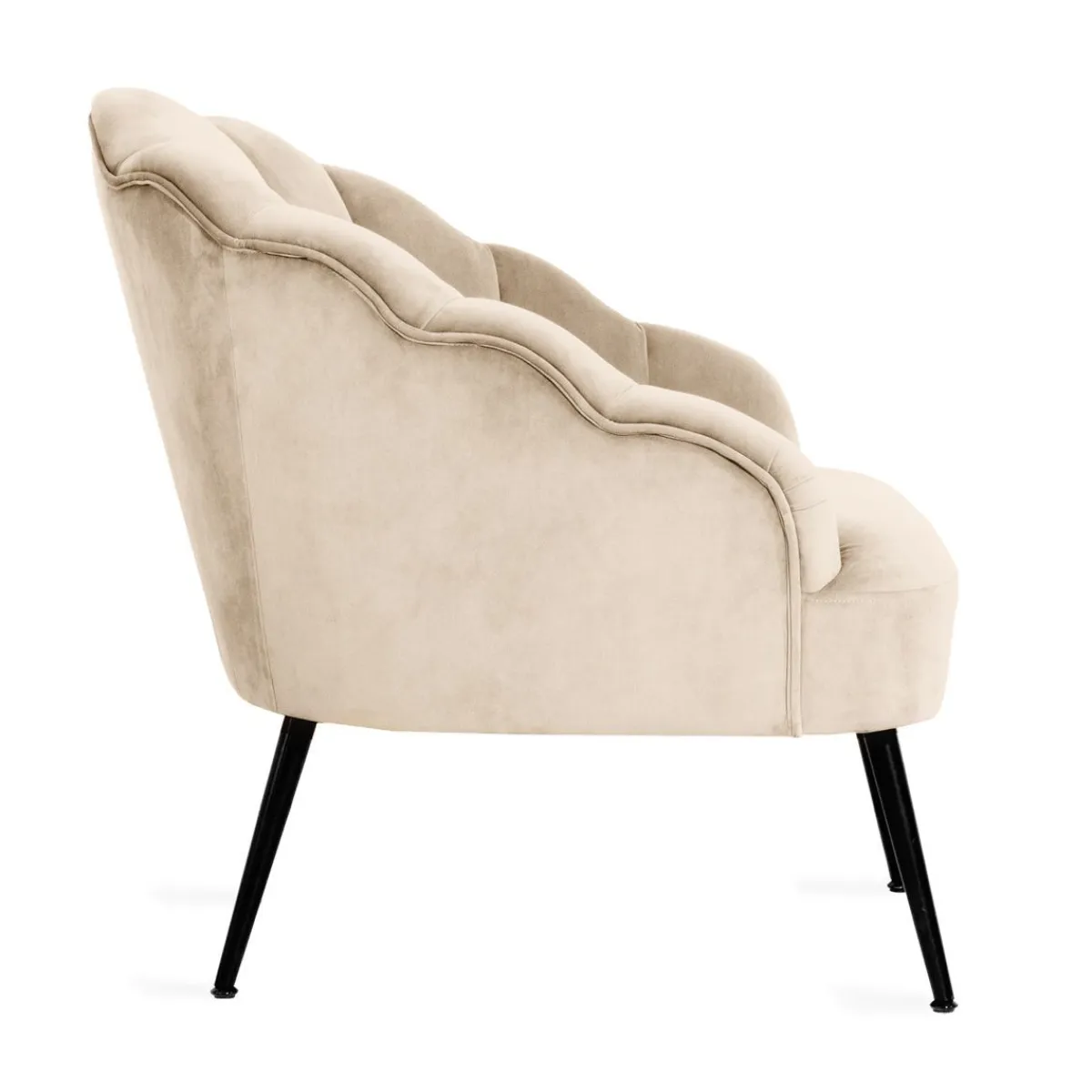 HOMLA Fotel Ariel 65X71X76 Cm Bezowy Outlet