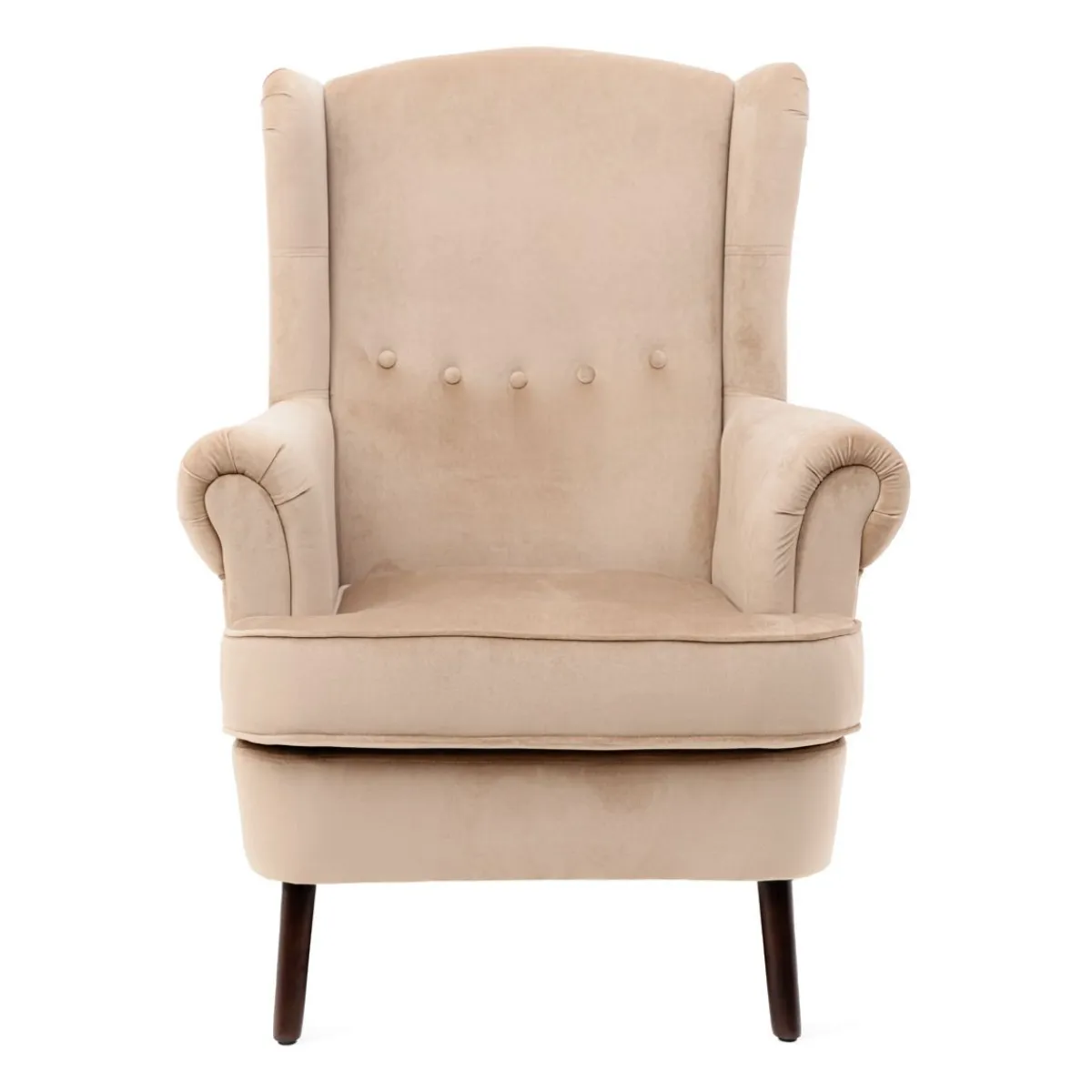HOMLA Fotel Fossby 86X85X108 Cm Bezowy Discount