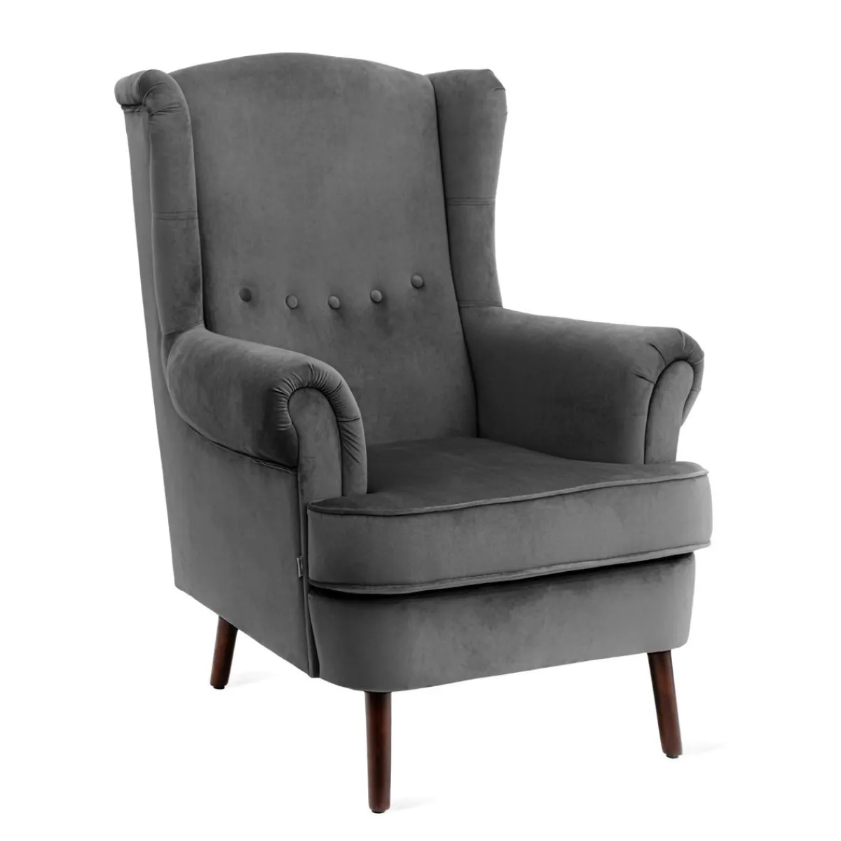 HOMLA Fotel Fossby 86X85X108 Cm Szary New