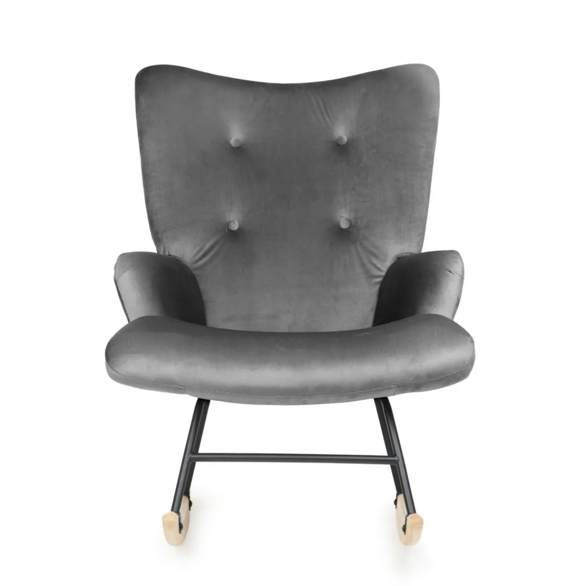 HOMLA Fotel Moss Bujany 72X73X92 Cm Szary Discount