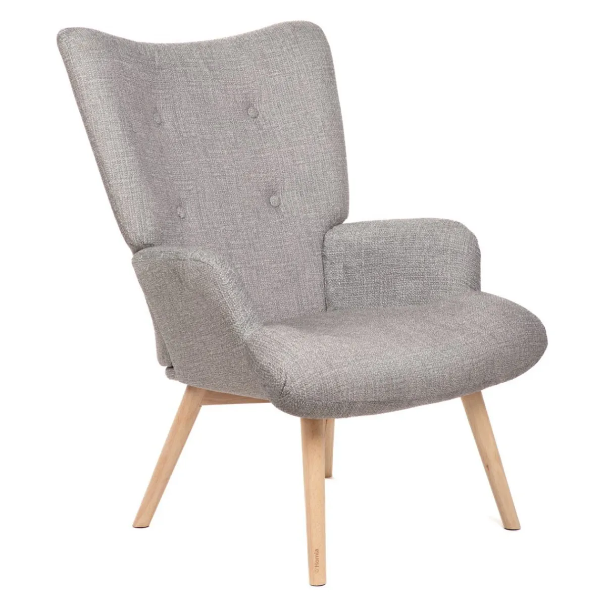 HOMLA Fotel Moss Pop W Tkaninie Ciemnobezowy 72X73X96Cm Hot