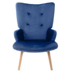 HOMLA Fotel Moss 70X95Cm Granatowy New