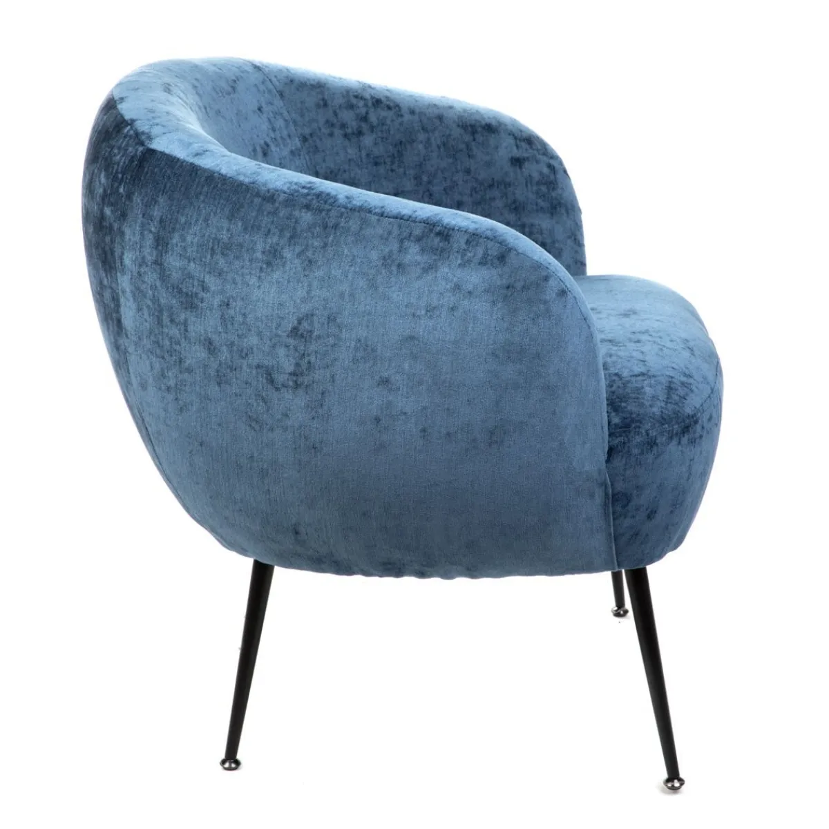 HOMLA Fotel Pallstol Szenilowy Granatowy 72X70X74Cm Sale