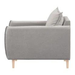 HOMLA Fotel Rugg W Tkaninie 99X86X91 Cm Szary New