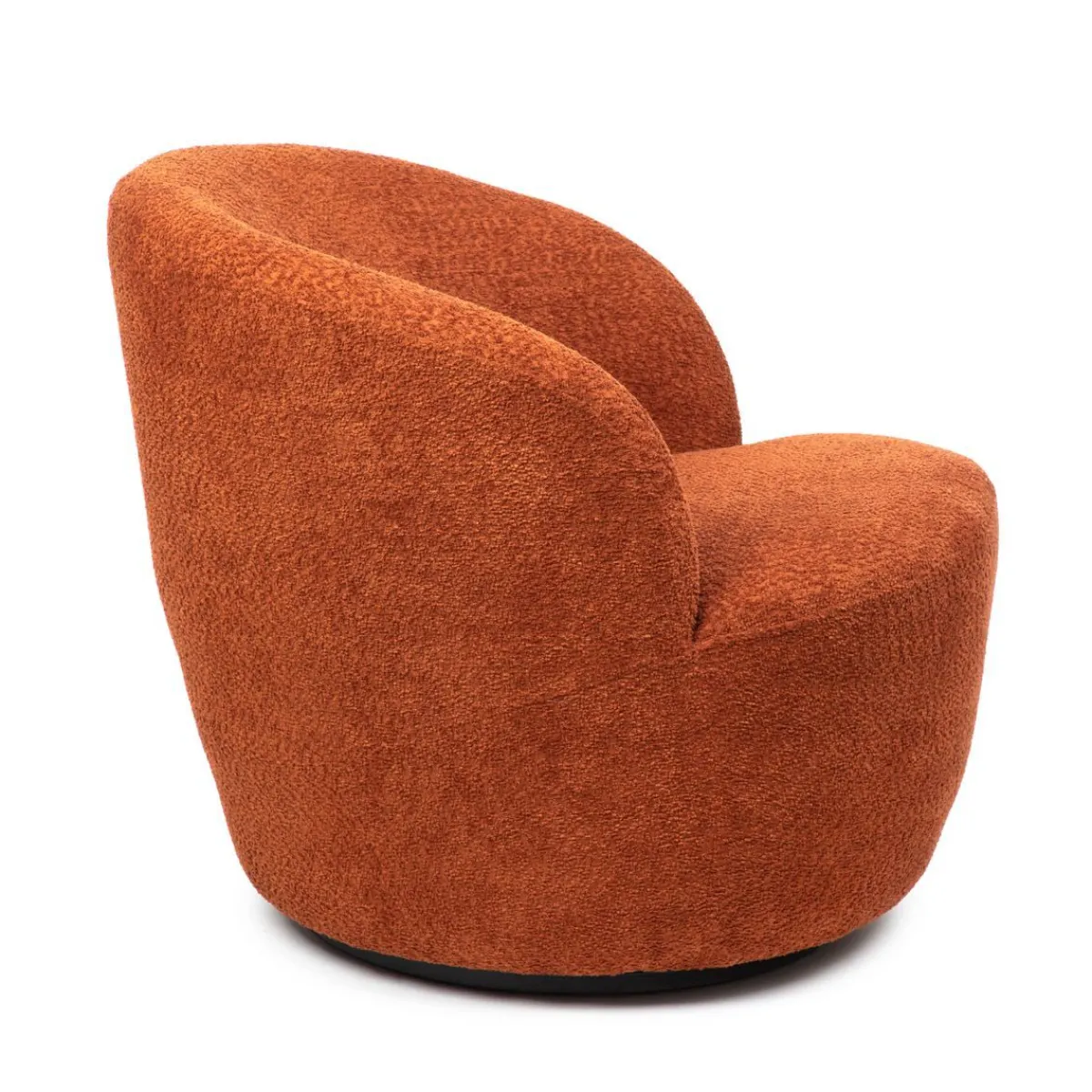 HOMLA Fotel Svingen Obrotowy Ceglasty 65.5X77X69Cm New