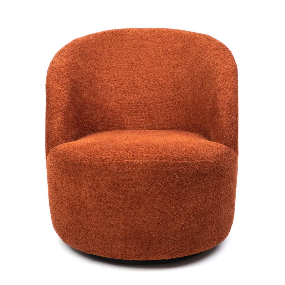 HOMLA Fotel Svingen Obrotowy Ceglasty 65.5X77X69Cm New
