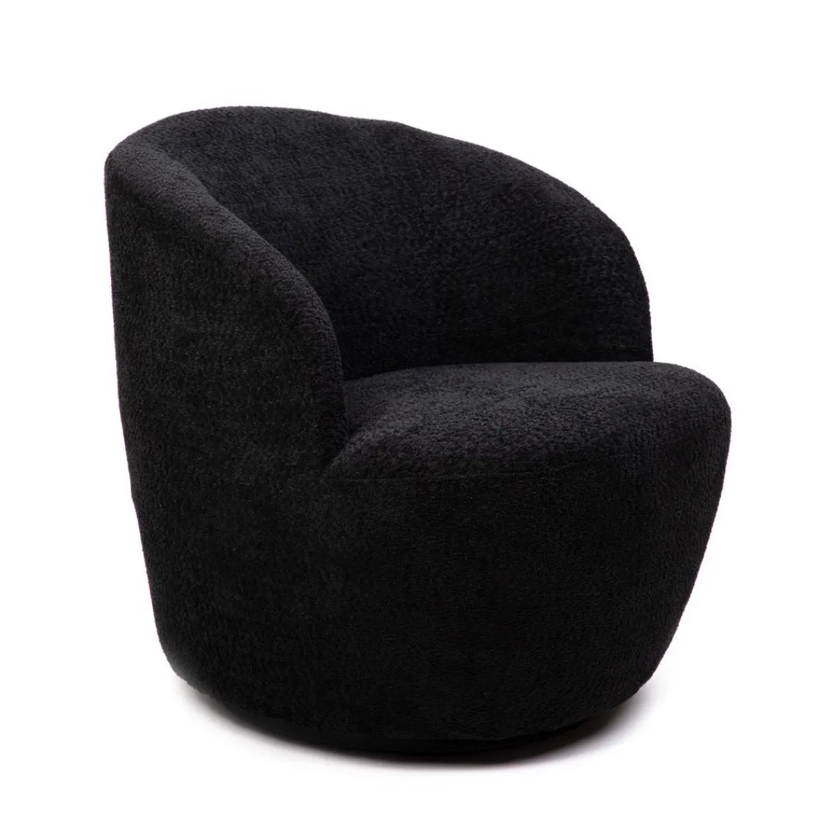 HOMLA Fotel Svingen Obrotowy Czarny 65.5X77X69Cm Discount