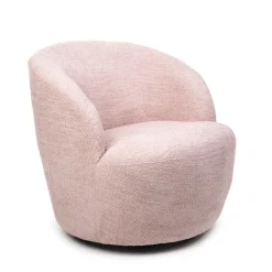 HOMLA Fotel Svingen Obrotowy Rozowy 65.5X77X69Cm Sale