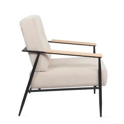 HOMLA Fotel Veludo 71X70X83 Cm Bezowy Best
