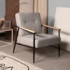 HOMLA Fotel Veludo 71X70X83 Cm Szary Hot