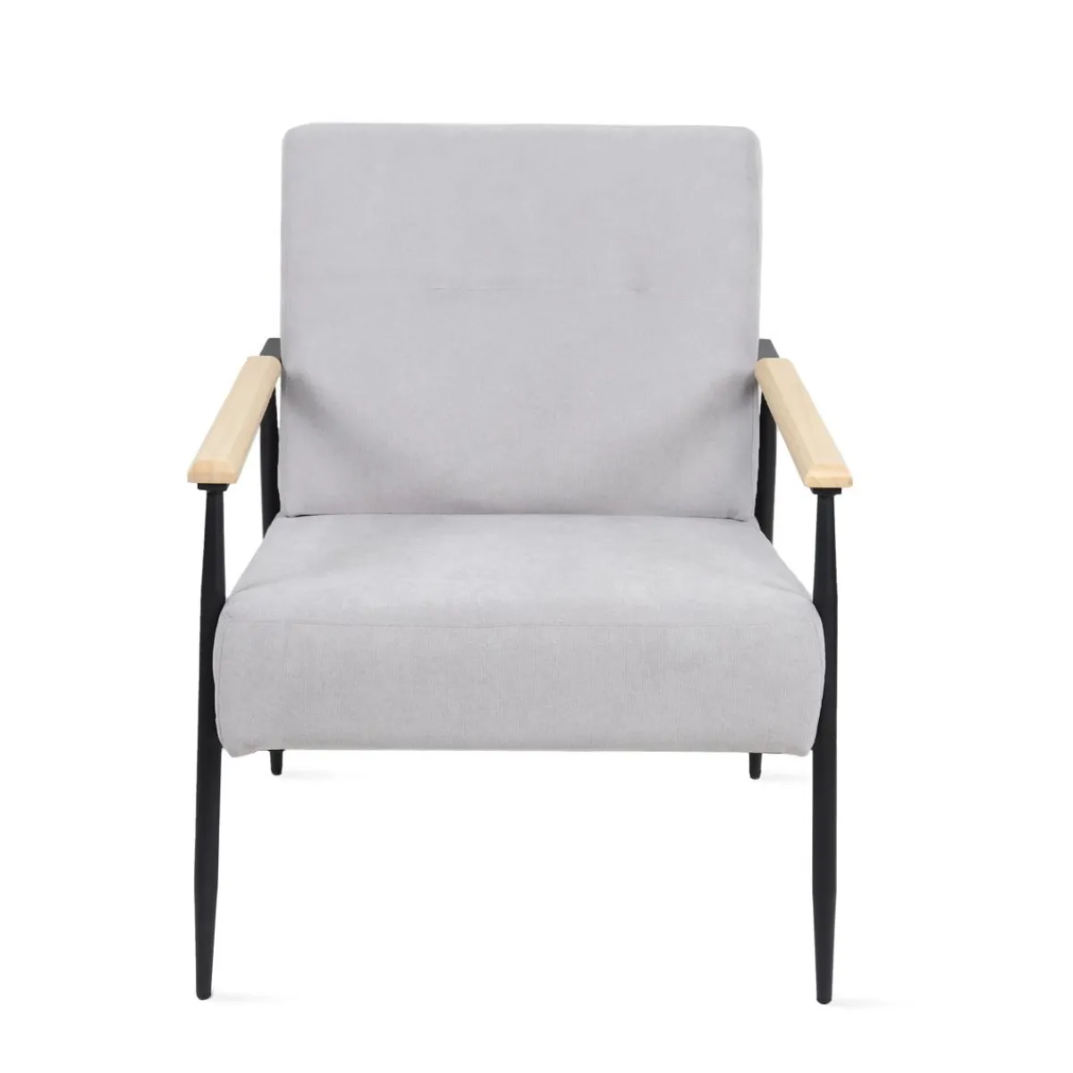 HOMLA Fotel Veludo 71X70X83 Cm Szary Hot